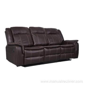 High Quality Leather 3+2+1 Seat Recliner Sofa